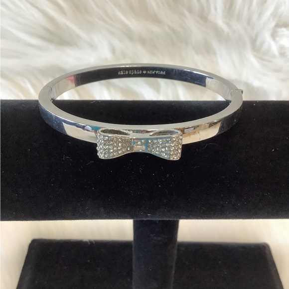 ♠️ KATE SPADE ♠️ Pave Bow Bangle - Picture 6 of 9